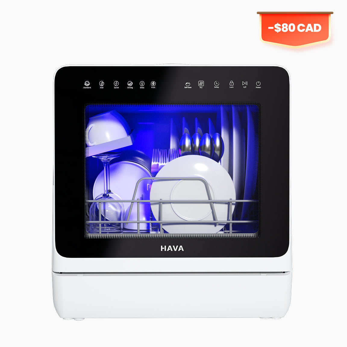 R09 Compact Countertop Dishwasher